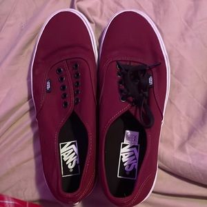 Men’s burgundy vans
